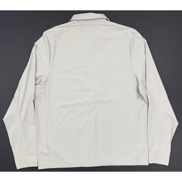 Rapha Mens Long Sleeve Tech Shirt Snap Cycling Commute Performance Sz Large - Picture 3 of 11